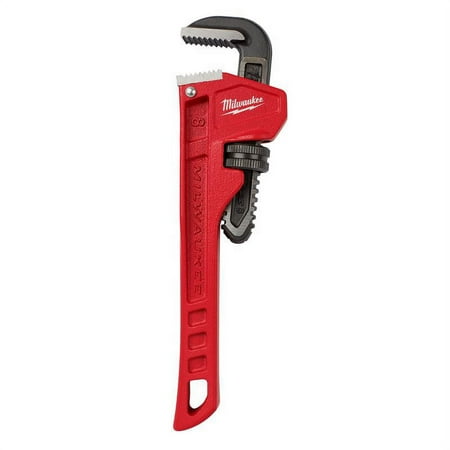 UPC: 0045242500796 | PIPE WRENCH 8  BLK/RED – Total Qty: 1