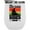 White, variant on Retro The Lawn Ranger, Rides Again, Witty Lawn Mower Pun Quote, Stainless Steel 12oz Wine Tumbler