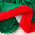 thumbnail image 6 of Baby Girls Sleeveless Dress Classic Color Blocked Christmas Photo Shoot Daily Wear Dresses for Party, 6 of 7