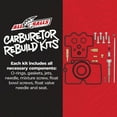 thumbnail image 2 of All Balls Carburetor Kit For Yamaha ATV YFZ450 2004-2005; 26-1453, 2 of 5