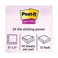 thumbnail image 2 of Pads in Energy Boost Collection Colors, 3" x 3", 90 Sheets/Pad, 12 Pads/Pack | Bundle of 2 Packs, 2 of 5