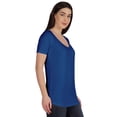 thumbnail image 2 of Inkmeso T-shirt Basique Col en U Été Manches Courtes Coton Uni Femmes, 2 of 7