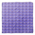 thumbnail image 4 of Bimba Purple Swan & Moroccan Damask Printed Pure Silk Scarf For Hair Neck Head Bandanas For Women 40 x 80 Inches, 4 of 6