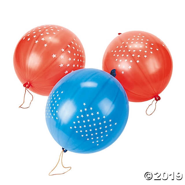 Patriotic Punch Ball Balloon Assortment