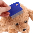 thumbnail image 2 of Peine para el pelo de perro Peine para el pelo de gato Peine portátil para el cuidado de mascotas Cepillos para eliminar el pelo de pulgas El tamaño es adecuado, 2 of 5