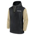 thumbnail image 2 of Men's Nike Black/Gold New Orleans Saints 2024/25 Sideline Pre-Game Player 1/2-Zip Hoodie Jacket, 2 of 3