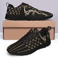 thumbnail image 4 of Bowhunting Running Shoes Sneakers Mesh Black Size 4.5, 4 of 5