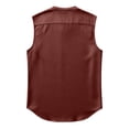 thumbnail image 6 of Horkkom Linen Shirts for Men Button Down Plain Sleeveless Shirts Basic Gym Vacation Casual Tank Top, S-3XL, 6 of 6