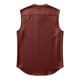 thumbnail image 4 of Top de Hombro Frío Camisa de Lino de los Hombres sin Mangas Cuello Redondo Color Sólido Botón Básico Delantero Top de Vacaciones Casual, 4 of 6