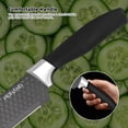 thumbnail image 3 of MDHAND Black 7-Piece Kitchen Knife Set, Black Handle German Stainless Steel Knives with Non-Stick Coating, Ergonomic Non-Slip Grip, Ultra Sharp, Dishwasher Safe, 3 of 8