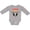 AC-Heather Grey, variant on Boston Terrier Dog Gift Girls Long Sleeve Baby Bodysuit