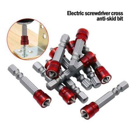 

5Pcs Magnetic Positioning Screwdriver Bits Woodworking Screw Hex Shank Bit New
