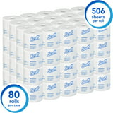 Marcal 100% Recycled Two-Ply Toilet Paper, White, 96 Rolls/Carton ...