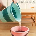 thumbnail image 2 of Collapsible Bucket, Collapsible Plastic Bucket Telescopic Portable Foot Bucket, Foldable Portable Car Wash Bucket C, 2 of 7