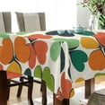 thumbnail image 5 of Yayeee Tablecloths 54" x 72" Rectangle Wrinkle Resistant Party Table Cover, White Clover Pattern, 5 of 8