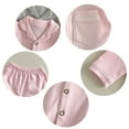thumbnail image 2 of vdgthytj Kids Pajama Sets Sleepwear Warm Casual Long Sleeve Button down Shirts and Pants 2 Piece Outfits Loungewear, 2 of 9