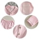 thumbnail image 4 of Conjuntos de blusas y camisas de cuello redondo y manga larga para niños, conjunto de traje de casa de color sólido para otoño e invierno, conjunto de pijama informal de manga larga y pantalones largo, 4 of 9