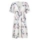 thumbnail image 5 of Vestido de maternidad de las mujeres Estampado floral Manga corta Con cuello en V Vestido de ve Irfora Vestido, 5 of 6