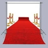 HelloDecor Photo Background 5x7ft Red Carpet Photography Backdrop For Wedding Party Props