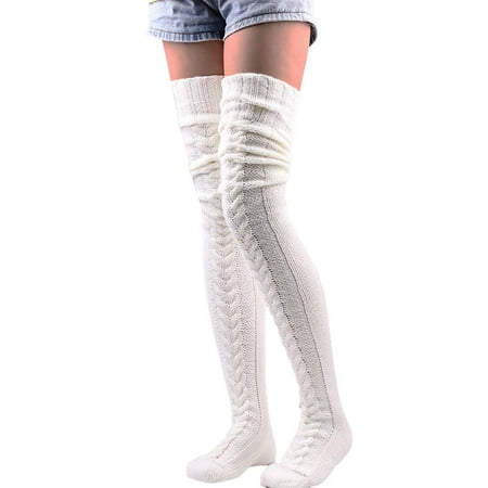 

Younar Knitted Boot Stockings Cable Knitting Extra Long Boot Socks Over Knee Thigh Stocking Leg Warmers for Women Girls Daily Wear Cosplay durable