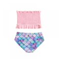 thumbnail image 3 of OUSITAID Girl‘s Bikini Set Crop Flounce Two Piece Swimsuits Kids Haler Bathing Suits, 3 of 9