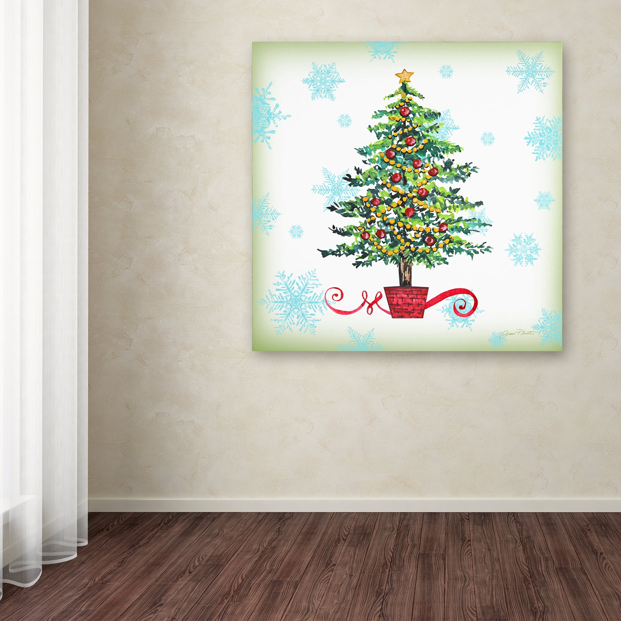 Trademark Fine Art 'Holiday Celebration 3' Canvas Art by Jean Plout
