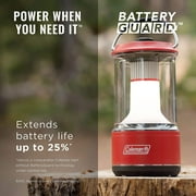 Coleman 1000 Lumens LED Outdoor Camping Lantern with BatteryGuard, Green