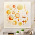 thumbnail image 2 of Designart Yellow Multi Shape Abstract II Canvas Wall Art, 2 of 5
