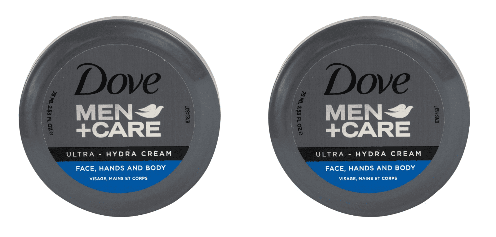 Dove Men+Care Ultra Hydra Hydrating Cream Moisturizer. 2-PACK