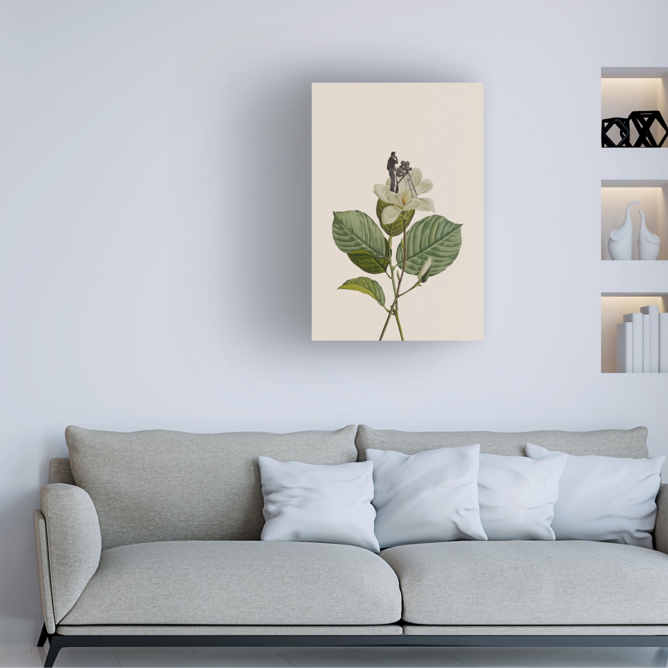 Trademark Fine Art Frida Floral Studio Botanical vintage cameraman Canvas Wall Art