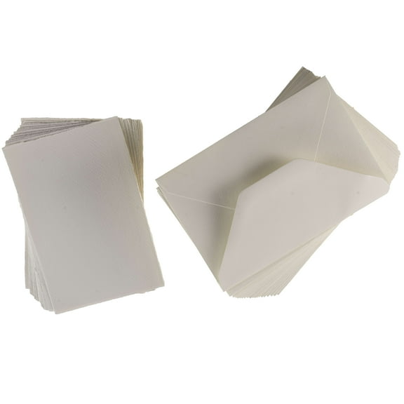 Fabriano Medioevalis Cards & Envelopes Set, Flat Cards, 20/Pkg., 4.5" x 6.75"