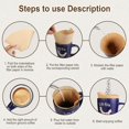thumbnail image 4 of 200 PCS #4 Cone Coffee Filter for Ninja Dual Brew Coffee Maker, Disposable 8-12 Cups Coffee Paper Filters Natural Brown Unbleached Coffee Filters for, 4 of 4
