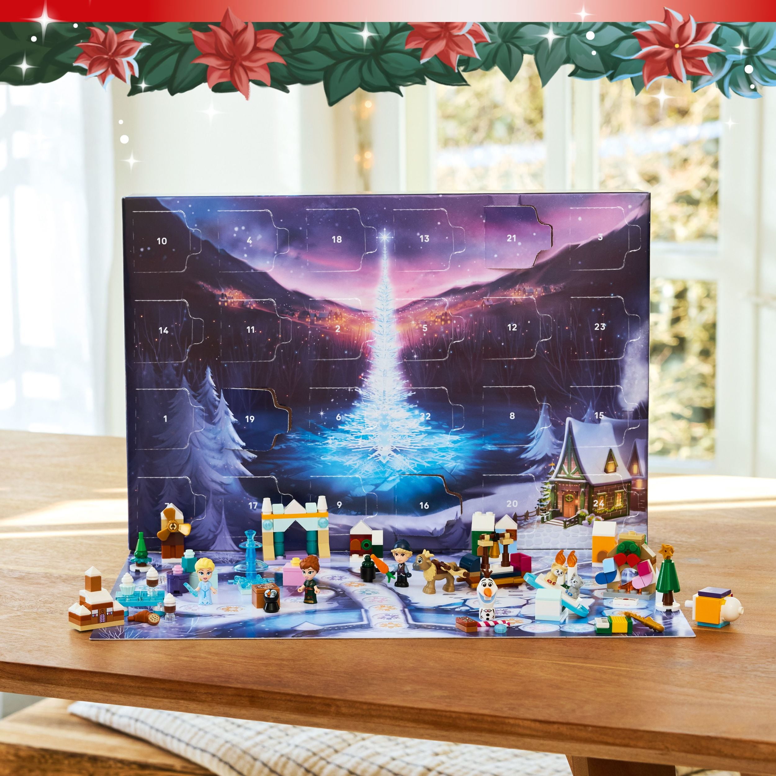 LEGO Disney La Reine des Neiges Le Calendrier de l’Avent 2025, Jouet Fantastique, Ensemble de Construction 43273