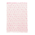 thumbnail image 3 of CREVENT Lightweight Plush Girls Pink Heart Baby Receiving Blanket, 3 of 5