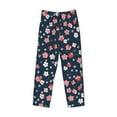 thumbnail image 4 of Balery Cherry Blossoms print Men's Pajama Pants,Ultra Lightweight Pjs,Lounge Pant-Large, 4 of 9