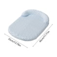 thumbnail image 3 of Bomd Orthopedic Dog Beds Large Sized Dog, Washable Waterproof Oval Large Dog Bed with Removable Cover, Pet Bed with Bolster & Non-Skid Bottom, Blue, 17.7''x13.8'', 3 of 6