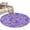 Purple, variant on Round Rug 6Ft Washable Non-Slip, Purple Navy Blue Circle Area Rugs for Living Room Bedroom, Retro Botanical Abstract Art Indoor Floor Mats Carpet Runner for Home Decor Aesthetic