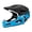 Black Blue, variant on Tnarru Full Face Bike Helmet Adjustable Cycling Helmet for Skateboard Biker Skating Black Blue