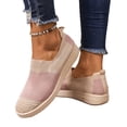 thumbnail image 5 of Willtoo Women Knit Slip On Sneakers Breathable Mesh Casual Walking Shoes Round Toe Lightweight Soft Sole Comfort Daily Loafers, 5 of 5