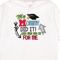 thumbnail image 3 of Inktastic My Mommy Did It and She Did It for Me with Graduation Cap Toddler Hoodie, 3 of 4