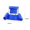 thumbnail image 2 of Inflatable Water Hammock Pool Float Floating Bed Lounge Chair Foldable Floating Row Chair Beach Swimming Pool Pool Seat for Indoor Outdoor, 2 of 9