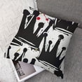 thumbnail image 7 of Throw Pillow Cover Tags Black and White Graffiti in Hip Hop Street Pillowcase Home Decorative Square Pillow Case Cushion Cover 1 set of 2 pieces, various sizes, 7 of 7