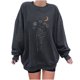 thumbnail image 1 of Sudadera con estampado de cambio de cuello redondo de manga larga suelta con estampado de sol y luna divertido vintage para mujer Pompotops gfhjh10537, 1 of 7
