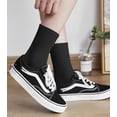 thumbnail image 5 of 3-12 Pack Womens Crew Socks Size 6-9 LightWeight Thin Casual Calf Socks, 5 of 10