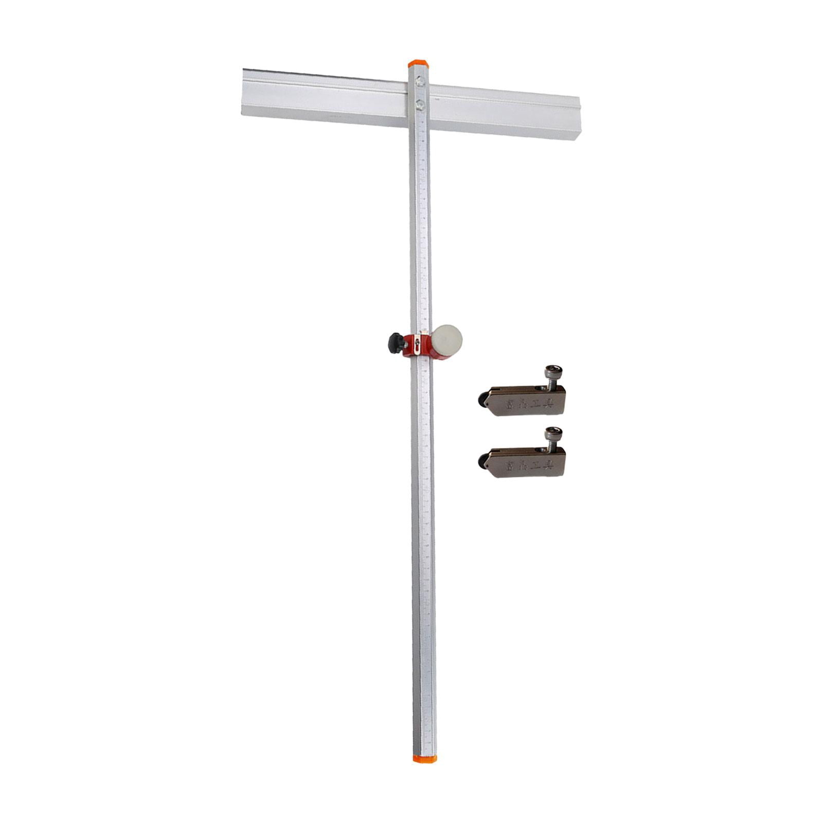 Glass Cutter T Shaped Professional with DIY Cutting Breaking 63cm Lightweight Hand Tool Ceramic Cutting Tool for Tiles Mirrors