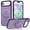 Purple, variant on Dteck Case for iPhone 17 Air,Magnetic Invisible Stand Compatible with MagSafe Military Grade Drop Protection Slim TPU+PC Frosted Translucent Back Shockproof Protective Cover,Winered