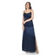 thumbnail image 4 of Vestido de escote drapeado Roman Fashion /Juvenil, 2005 (Azul marino) azul marino M, 4 of 5