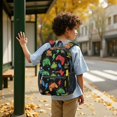 thumbnail image 6 of Game Controller Black Pattern 17" School Backpacks for Teens,Waterproof Oxford Fabric,S-Shape Padded Straps for School,Travel,Hiking,Camping, 6 of 6