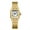 Gold White, variant on Gold Watches for Women with Small Vintage Bracelet, Rectangular Case Roman Dial