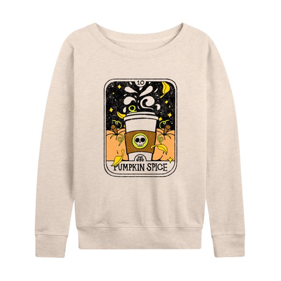 Instant Message - Fall Lightweight French Terry Wide Neck Long Sleeve Graphic Shirt